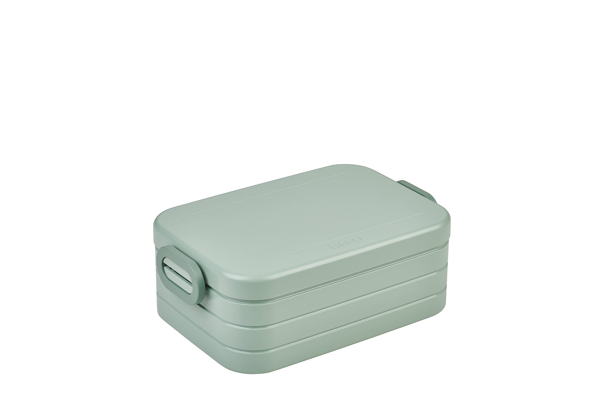 Mepal – Lunch Box Take a Break Midi – Lunch Box To Go - For 2 Sandwiches or 4 Slices of Bread – Suitable for the Dishwasher - 900 ml - Nordic Sage
