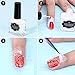 BORN PRETTY Nail Art Latex Tape Peel Off Liquid Nail Polish Barrier Black Nail Base Color Manicuring Collection (nailrier)