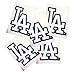 A&A Global 5 Pack Los Angeles Dodgers Vinyl Decal Sticker Set, 3.5 H x 2.57 W inch, Logo in LA Dodger Team Colors. L.A. Major League Baseball Emblem.