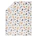 Trend Lab Plush Baby Blanket, Green Forest Pals
