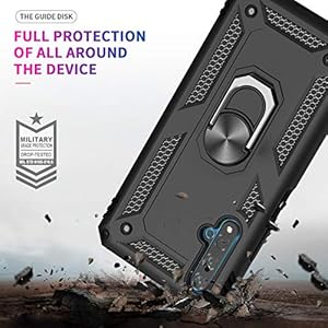 LeYi per Cover Huawei Nova 5T / Honor 20, Custodia con Vetro Temperato [2 Pack], Grado Militare 360Â°Magnetica Anello Ring Supporto Case TPU Bumper Silicone Custodie per Huawei Nova 5T / Honor 20 Nero - immagine 4