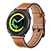 Balerion 20mm Qiuck Release Genuine Leather Strap Watch Band for Gear Sport,Skgen Falster Smartwatch,Nkia Steel HR 40MM Version-Brown