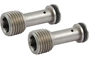 Allstar ALL90071 0.055 I.D Steel Engine Oil Restrictor Bowtie Block with Allen Head - Pair