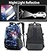 ProEtrade Backpack Bookbag for College Travel Business with USB Charging Port (Galaxy Color A)