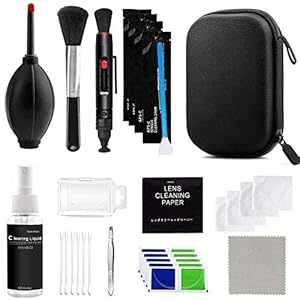 Camera Cleaning Kit, Professionele DSLR Camera Lens Cleaning Kit Apparatuur Penseel Schone Droger Fles Gereedschap…