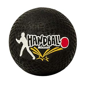 Mikasa D116 School Playground Handball, Black, 8 1/2 in