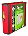 Staples 3-inch 3-Ring Better Binder, D-Ring, Red (18367)