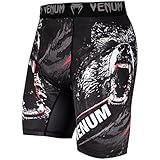 Venum Men's Grizzly Bear Vale TUDO Shorts MMA BJJ Black/White
