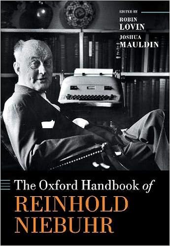 The Oxford Handbook Of Reinhold Niebuhr Oxford Handbooks Amazon Co Uk Lovin Robin Mauldin Joshua 9780198813569 Books