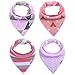 ncybaby Organic Cotton Baby Bandana Drool Bib for Boys and Girls Gift Set with Cute Vibrant Print