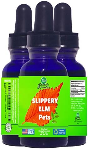 2 OZ! - SLIPPERY ELM for PETS! - BY RELIABLE REMEDIES! - FREE HOME HERBAL HINTS eBook! - 100% SATISFACTION GUARANTEE! - MADE IN AMERICA! - FAST ACTING LIQUID EXTRACT! - ALCOHOL FREE! - ON SALE NOW!