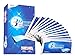 Teeth Whitening Strips, 3D Whitening Kit for Gum Health and Refresh Breath, Dental Whitener Kit Elastic Gels for Teeth Stain Removal - Treatments for Teeth Care 28 pcs