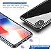 iPhone X Case, iPhone Xs Case, ZHIKE Magnetic Adsorption Case Front and Back Tempered Glass Full Screen Coverage One-Piece Design Flip Cover for Apple iPhone 10/X/XS (Clear Black)
