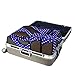 BAGAIL 6 Set Packing Cubes,3 Various Sizes Travel Luggage Packing Organizers(Blue Dot)