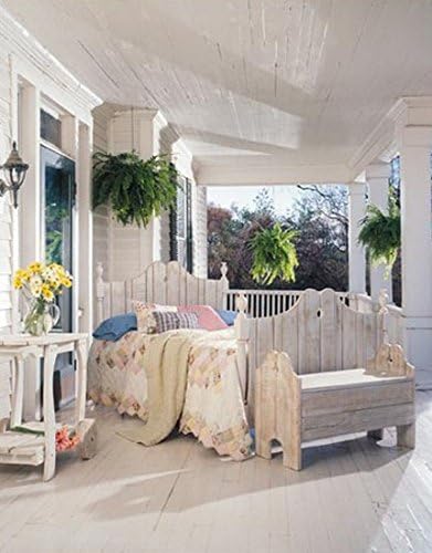 Uwharrie Chair Co N143-19-Hunter-Dist-Pine Storage Bench, Hunter-Distressed