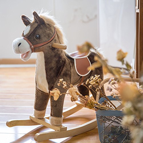 2 Kinbor+Wooden+Rocking+Rocker+Birthday