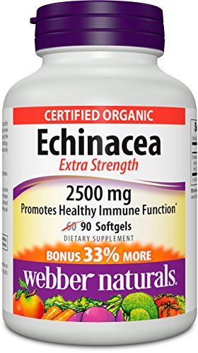 Webber Naturals Echinacea Extra Strength 2500 mg, 90 Count