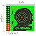GearOZ Animal Splatter Target Stickers, 25PCS 11x10 inch Reactive Shooting Paper Targets with Green Splatter Impacts Self-Adhesive & High Visibility for Gun Shooting Pre-Game Practice, Zombie