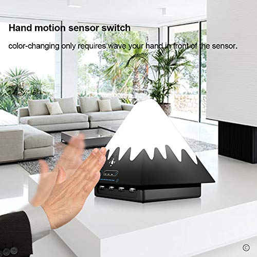 Touch Lamp USB Table Lamp 4 USB Port Color Changing Bedside Lamps for