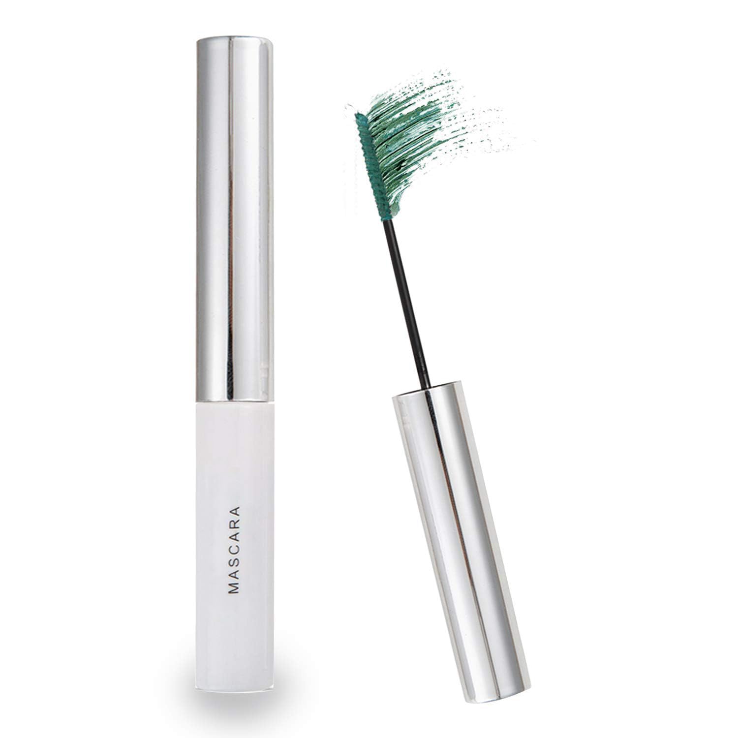 GL-Turelifes 12 Color Mascara - Colorful Fiber, Long-Lasting, Thick & Long Eyelash, Waterproof and Smudge-Proof Eyes Makeup (#06 Emerald)