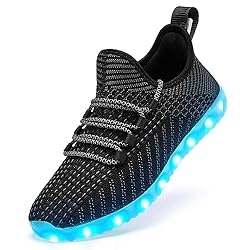 BosenHulu Light Up Shoes for Women Men USB Charging