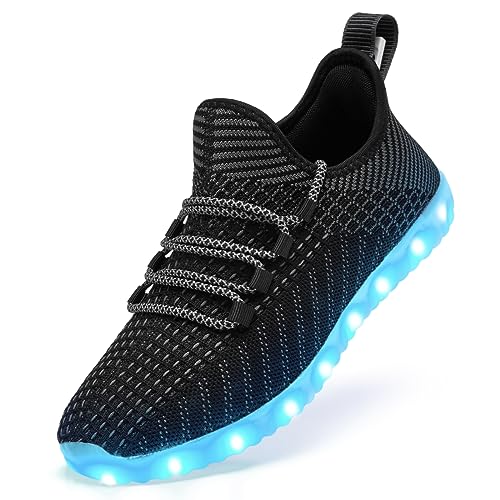 BosenHulu Light Up Shoes for Women Men USB Charging