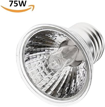 HEAwell UVB Light UVA Bulb 110V E27 Full Spectrum Turtle Aquarium Aquatic Reptile Lizard Heat Lighting Basking Spot Lamp (75W)