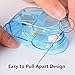 Qtimal 2 Pack Pill Splitter For Small Pills or Large Pills, Patented Tablet Cutter with Ergonomic Stylish Design and Sturdy Sharp Cutting Blade for an Accurate Cut