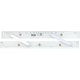 Weems &amp; Plath Marine Navigation Parallel Ruler (Aluminum Arms, 15-Inch)