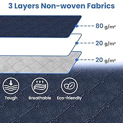 Fab totes 6 Pack Clothes Storage, Foldable Blanket