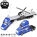 RC Truck 1:15 Scale Radio Remote Control Transporter Big Rig Semi Truck Super Duty Mighty Tractor Trailer with Lights & Sounds, Battery Operated RC Full Cargo Carrier, Great Gift for Kids