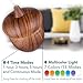 Apexan Aromatherapy Essential Oil Diffuser, Aroma Diffuser with Cool Mist 300mL, Super-Quiet Humidifier, Air Purifier, with Timer & Soothing Light for Home, Bedroom, Office, Spa (Light Wooden Grain)
