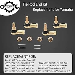 Tie Rod End Kit, Compatible With 2000-2012 Yamaha