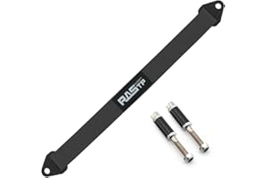 RASTP Limit Strap, Premium Quad Wrap Limit Strap Car Hauler Axle Straps Truck Wrecker Wheel Tie Down Strap with 10,000 Lb Webbing Strength (24 Inch,Black)