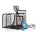 Office Desk Organizer- Desk Organizer For Men And Women Desk Organizer And Accessories Mesh Desk Organizer Includes Stapler, 200 Staples and Scissors