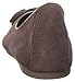 crocs Women's Lina Embellished Suede Ballet Flat, Espresso, 7 M US