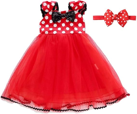 Amazon ルナテラ Lunaterra ミニードレス キッズ ドレス 女の子 子供 コスプレ なりきり 仮装 プリンセス ハロウィン クリスマス 80 90 100 110 1 ディズニー ヘアバンド付 1cm キッズコスチューム 服 ファッション小物