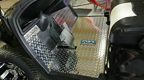 Yamaha Drive G29 2007 up Diamond Plate Floor Cover Kit 5 piece kit