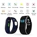 EIISON Fitness Tracker with Heart Rate monitor E5S Activity Watch Step Walking Sleep Counter Wireless Wristband Pedometer Exercise Tracking Sweatproof Sports Bracelet for Android and iOS