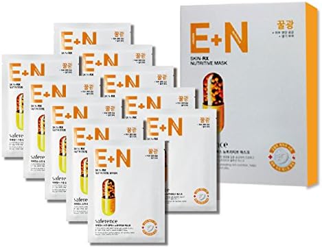 [SAFERENCE] Skin - RX Nutritive Sheet Mask (23ml x 10 packets) – The Ultimate Nourishing Ingredients, Contains Allantoin, Propolis, Honey, Siberian Ginseng Extracts