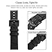 SWEES Leather Bands Compatible with Fitbit Versa 2 & Versa Lite Small & Large, Genuine Leather Band with Stainless Steel Buckle Strap Replacement Wristband for Versa Women Men, Rose Gold, Black, Brown