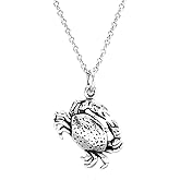 KEVIN N ANNA Sterling Silver Crab Charm Necklace, 18"
