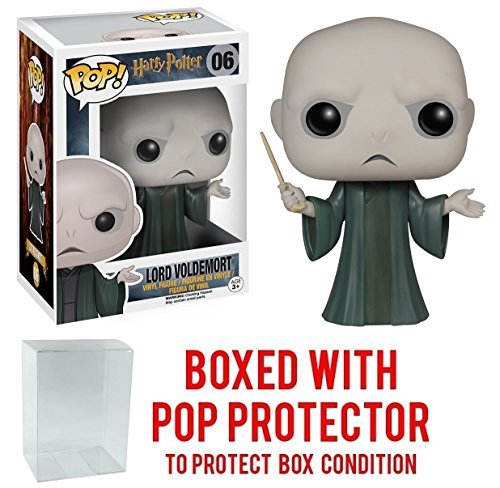 Funko Pop! Movies: Harry Potter - Lord Voldemort #06 Vinyl Figure (Bundled with Pop Box Protector Case)