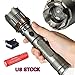 4000LM LED T6 Zoomable Focus Flashlight Torch Lamp + 18650 Battery + US Plug AC Charger