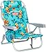 Tommy Bahama Backpack Cooler Chair with Storage Pouch and Towel Bar