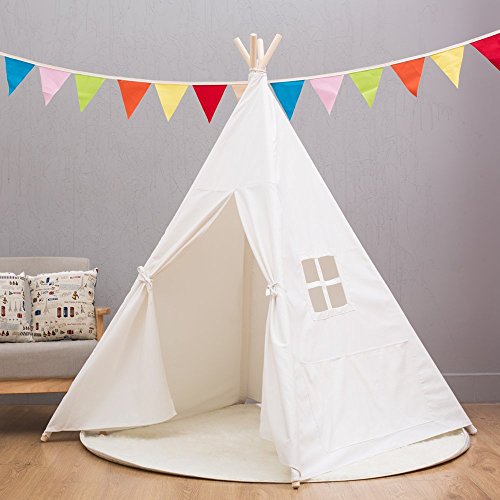 assemble tent teepee to a how Girls for Assemble/Store Tent Teepee Boys Easy Durable