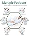 GZYF Unique U-Shaped Total Body Support Pillow for Side Sleeping, Nursing Pillow, Maternity Pregnancy Pillow With Free 100% Cotton Pillow Case
