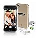 iPhone 6 Plus LED Selfie Light Case Power Bank And Battery Case , Selfie Phone Case Cover Bumper Works For iPhone Rose Gold (SLIP201GD)
