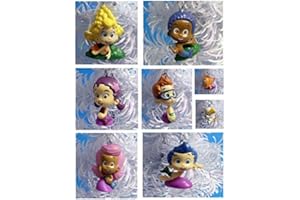 Bubble Guppies Christmas Ornaments Featuring 8 Ornaments with Gil, Molly, Deema, Nonny, Oona, Goby, Mr Grouper and Bubble Puppy
