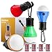 LED Camping Lantern, Portable LED Tent Lantern for Backpacking Camping Hiking Fishing Emergency and Outdoor Adventures Emergency Light, Battery Powered Camping Light[4 Pack with 12 AAA Batteries]